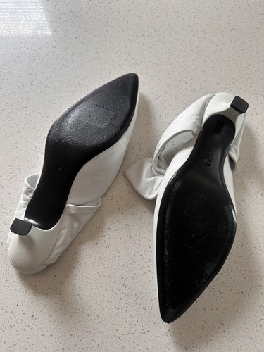 The row white leather coco - row, bow