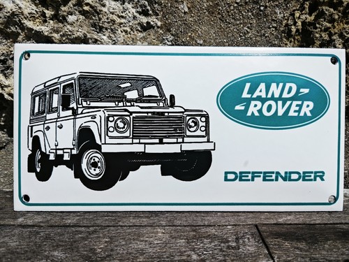Land rover defender enamel - land,
