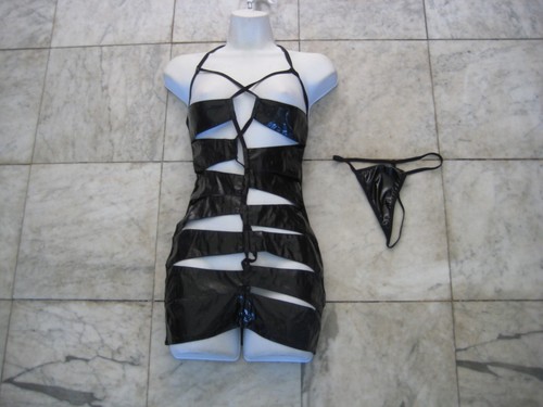 New black pvc - pvc, stripper