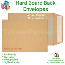 Hard Board Back Envelopes