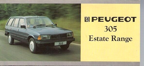 Peugeot 305 estate 1984 - peugeot,