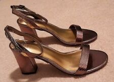 Next Women/Ladies Dark Gold Forever Comfort Sandals Shoes Size UK 6 BNWT 