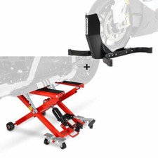 Scissor Lift + Wheel Chock for