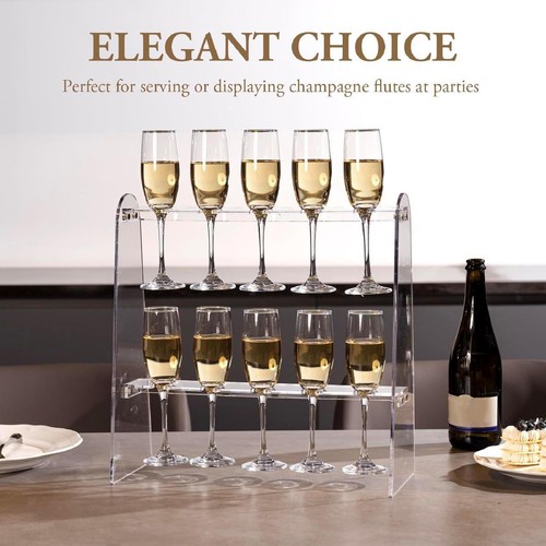 Champagne glass holder double - champagne,