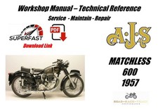 AJS Matchless 600cc Service