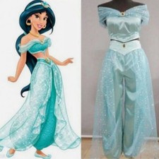 World Bookweek Aladdin Princess Jasmine Adult Cosplay Costume Party Fancy Dress