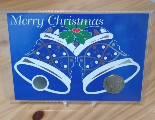 Gibraltar christmas 50p coin - gibraltar,