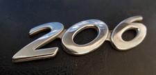 Peugeot "206" Insignia BADGE Emblem Motoring French Motor Car Customisation