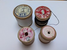 Vintage Wooden reels Barbour's