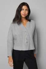 Wallis Grey Cardigan Womens