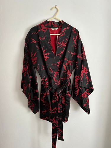 Silk blend kimono dressing - blend,
