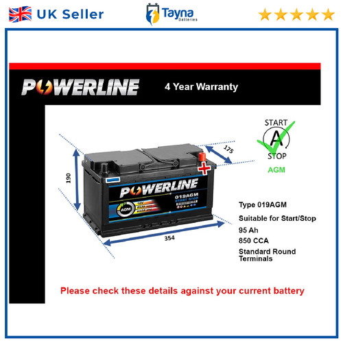 Agm car battery fits - agm, xe