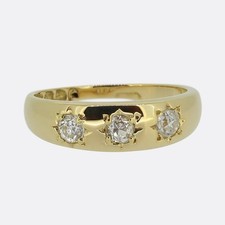 Victorian Three Stone Diamond