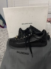 Girls Balenciaga Black Leather
