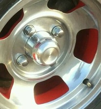 4x CENTRE CENTER CAPS WOLFRACE SLOTMAG SLOT MAG + TURBO ALLOY WHEEL WHEELS 80mm 