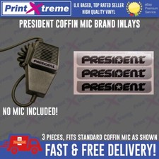 PRESIDENT cb radio COFFIN MIC