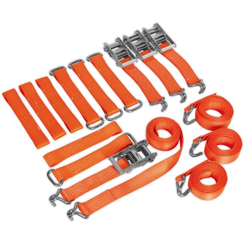 Car transporter ratchet tie - car,