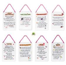 INSPIRED WORDS PLAQUE Sentimental Gift Birthday Present Support Friend Love?