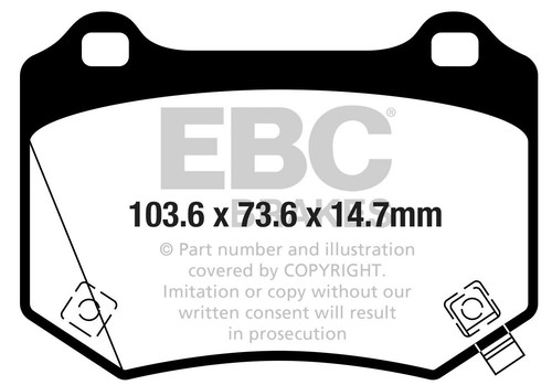 Ebc dp32361c rear redstuff - ebc,
