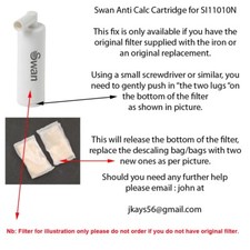 Swan Anti Calc Cartridge *Fix* for SI11010N  ******see note on listing*******