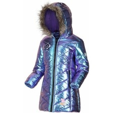 Regatta Peppa Pig Junior Jacket Purple Padded Kids Hooded Pockets Coat Youth