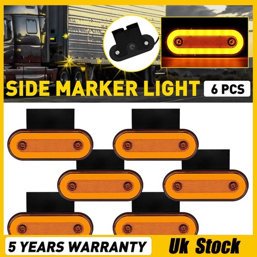 Orange amber side - orange, led