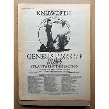 GENESIS KNEBWORTH (B) POSTER