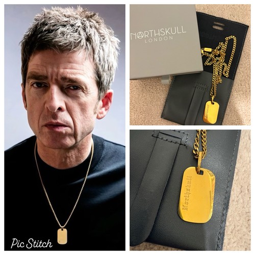 Northskull gold dog - gold, tag