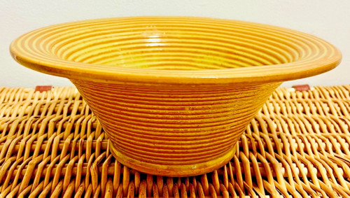 Vintage burton pottery - vintage, bowl