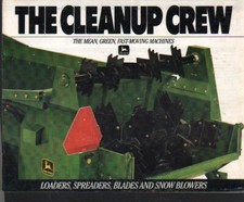 1988 John Deere Manure Loaders, Spreaders, Blades and Snow Blowers Brochure