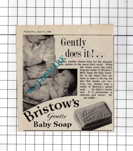 Bristow baby soap advert - baby,
