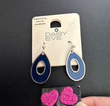 Ladies New Earring Bundle Blue and Pink  Cute Heart Teardrop Valentines Gift