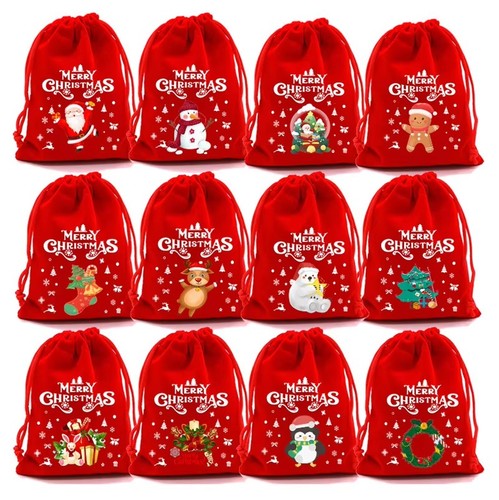 24pcs christmas hessian - 12,