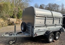 Graham Edwards General Duty Trailer 7ft x 4ft Double Axle with Livestock Kit