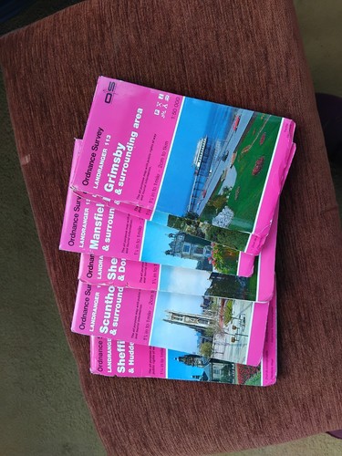Six ordnance survey - , maps