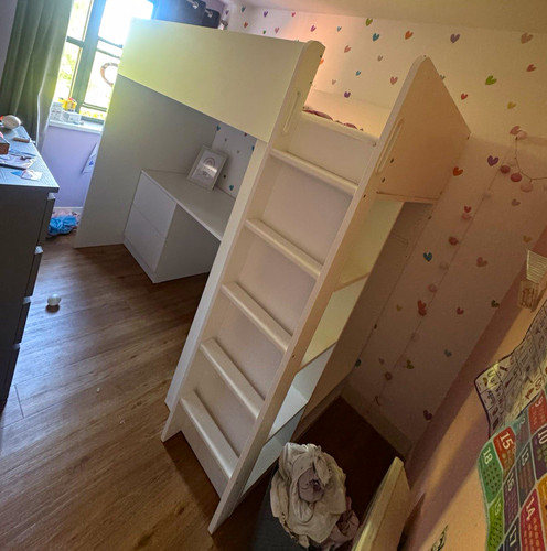 Children white wooden mid - wooden,