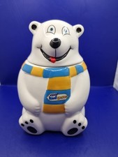 McVitie's Iced Gems Polar Bear Ceramic Cookie Jar Biscuit Barrel Vintage