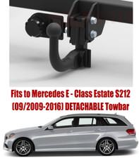 DETACHABLE Tow Bar For MERCEDES E-Class (S212) (2009-2016) & NO ELECTRICS - M116