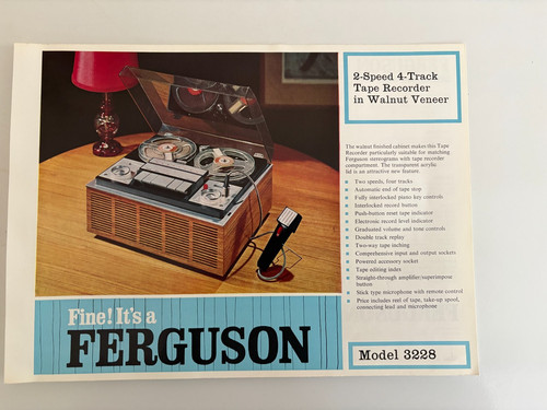 Ferguson model 3228 speed 4 - ferguson, 2