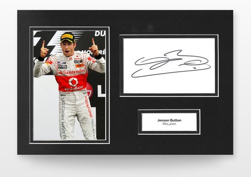 Jenson button hand signed - jenson, hand-signed