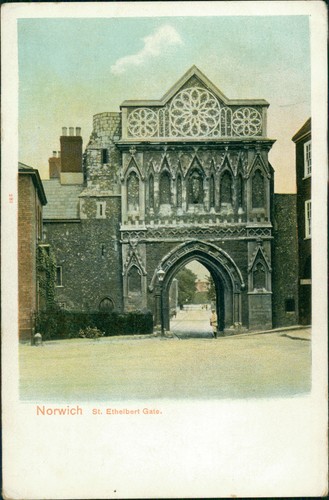 Postcard norwich ethelbert - postcard,