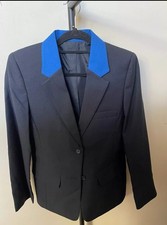 Trutex Re-Vive Girls School Blazer Jacket Black 34 Notch Lapel SingleBreasted