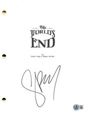 Simon Pegg Signed Autograph The World's End Movie Script Screenplay Beckett COA