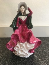 Vintage Coalport  “Winters Morn”  Ladies Of Fashion Collection 22 cm (H12)