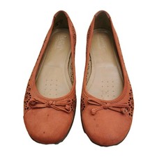 Hotter Precious Shoes Womens Size UK 6 US 8 Suede Leather Comfort Slip On