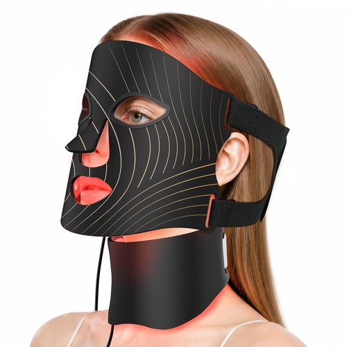 Led face mask red - mask,
