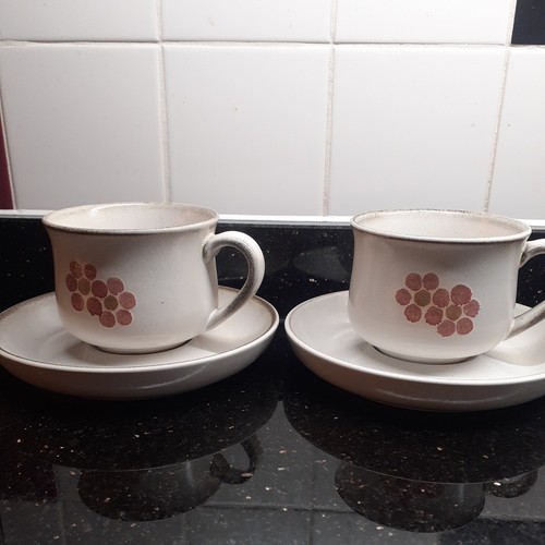 Denby gypsy cups saucers x - &,