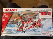 Meccano Engineering & Robotics Aerial Rescue 20 In 1