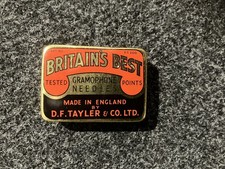 Vintage Advertising Gramophone Needle Tin - Britain’s Best 
