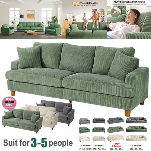 Seater corduroy sofa jumbo - corduroy,